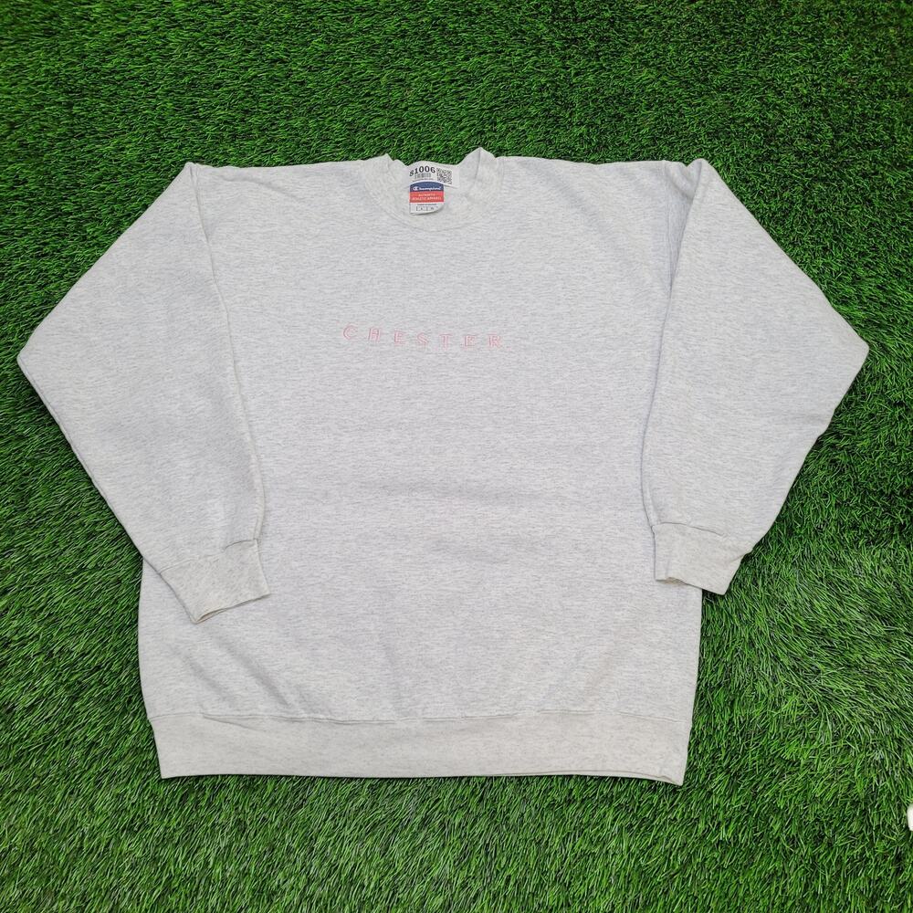 Vintage Y2K Chester Sweatshirt Womens Large 23x26 Baggy